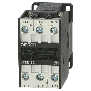 Contacteurs de puissance de la série J7KN, 11kW/400V, AC-3, 24A, 3 contacts principaux, tension de commande = 24VAC (50/60Hz)