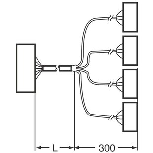 Verbindungskabel zu Schneider SPS 140 DDO 353 00, 32 Eingänge, 0.5m zu G2RV-SR/G3RV-SR